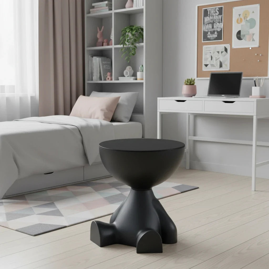 Table de nuit noir - Espace Enfant