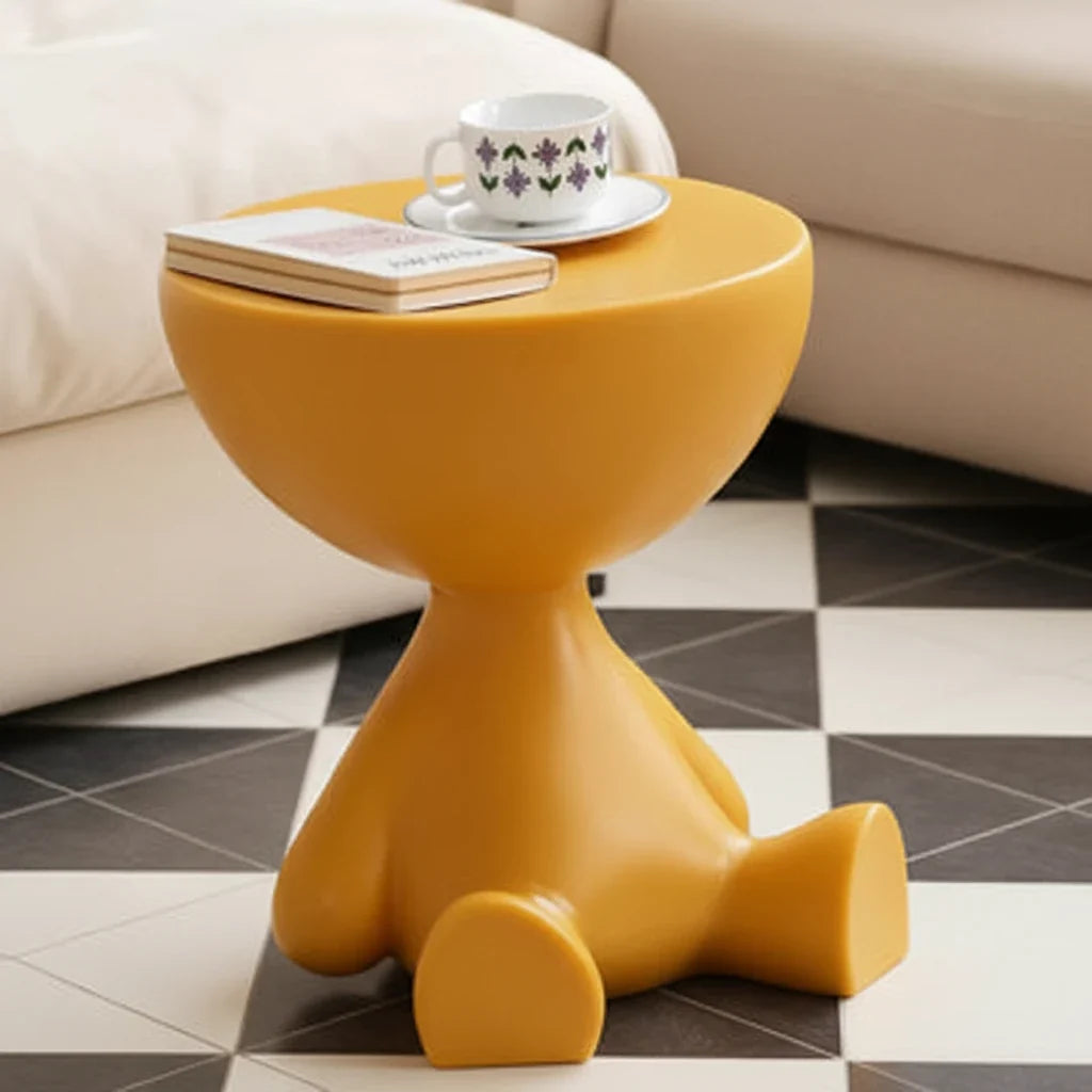 Table de nuit marron design -Espace Enfant