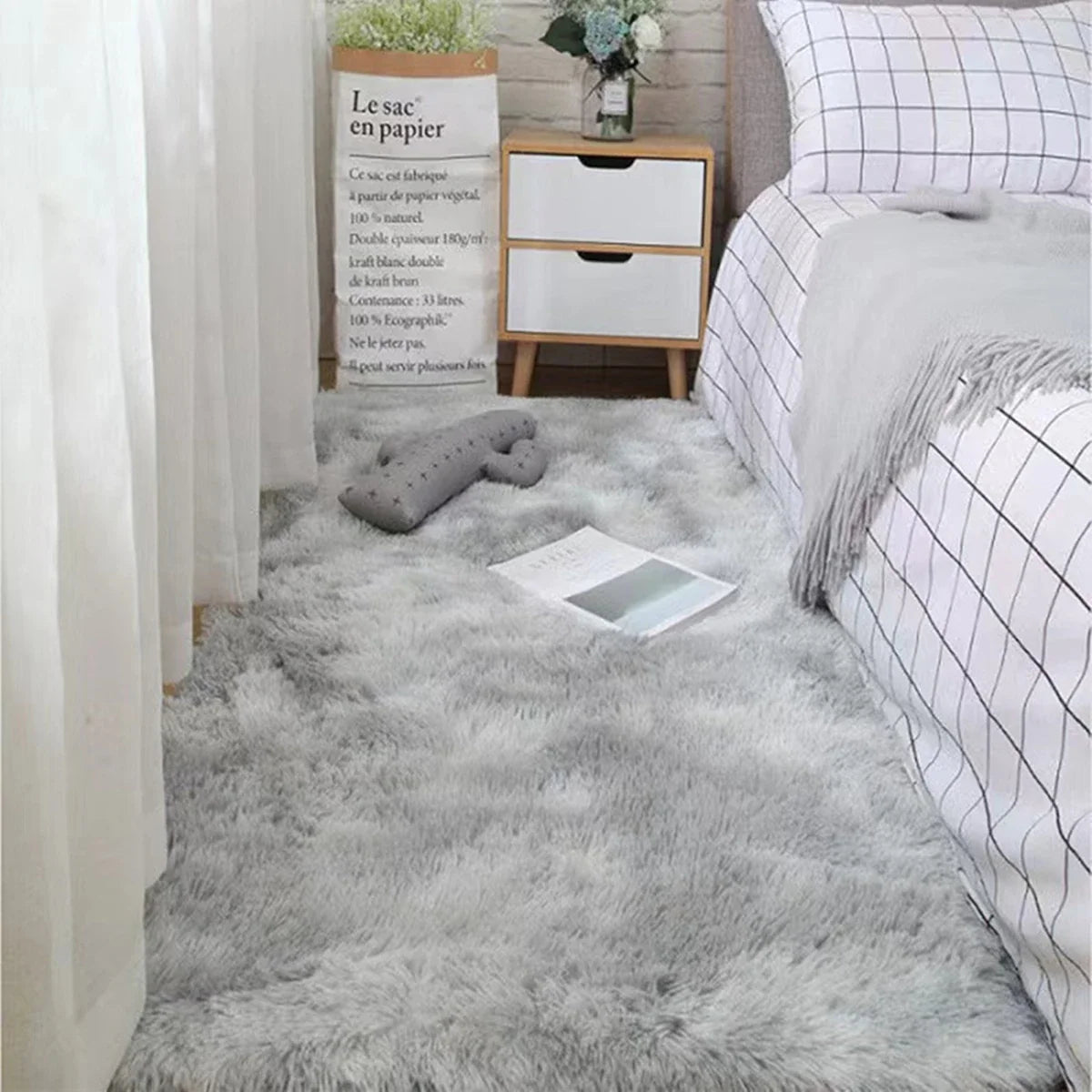 Tapis chambre ado gris - Espace Enfant