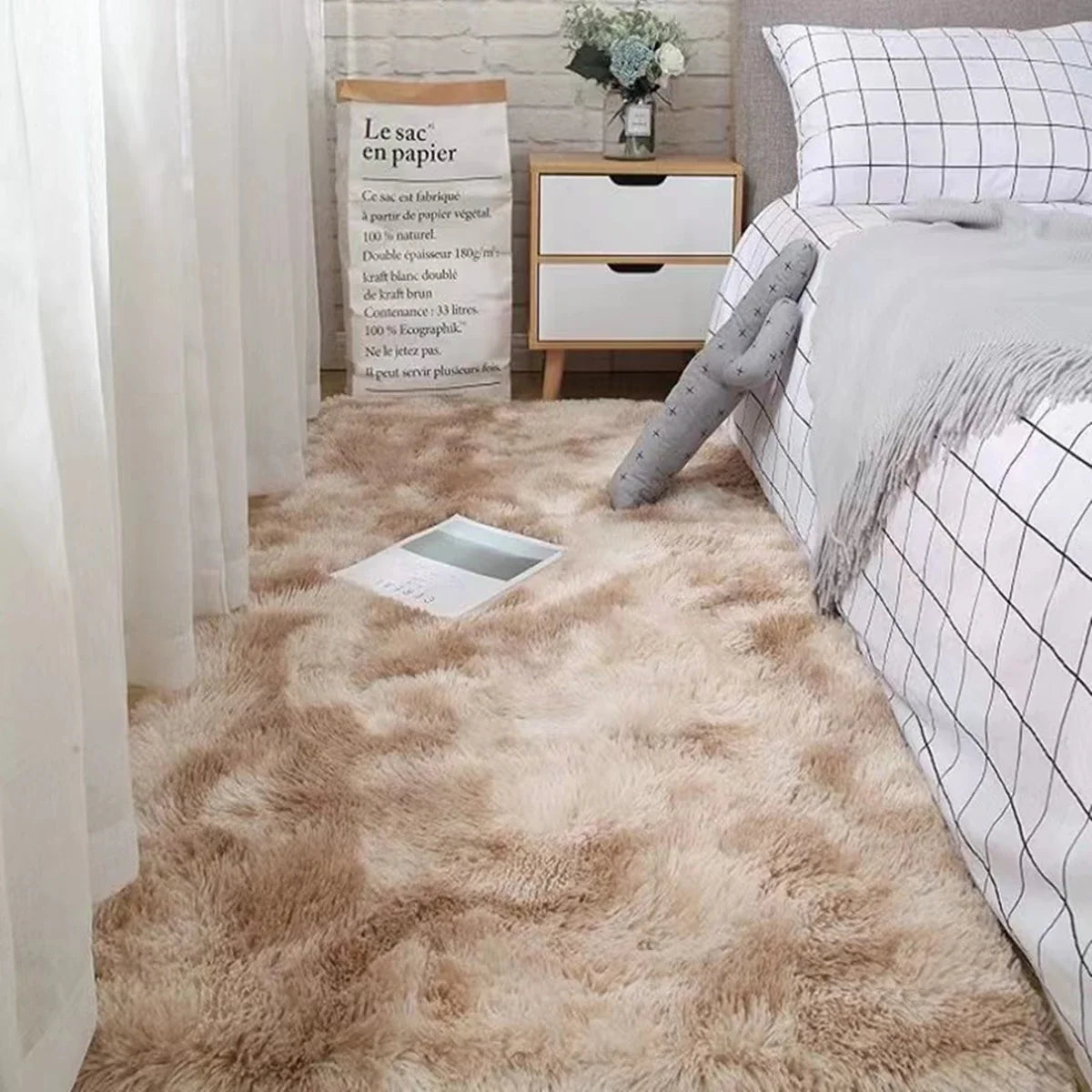 Tapis chambre ado marron - Espace Enfant