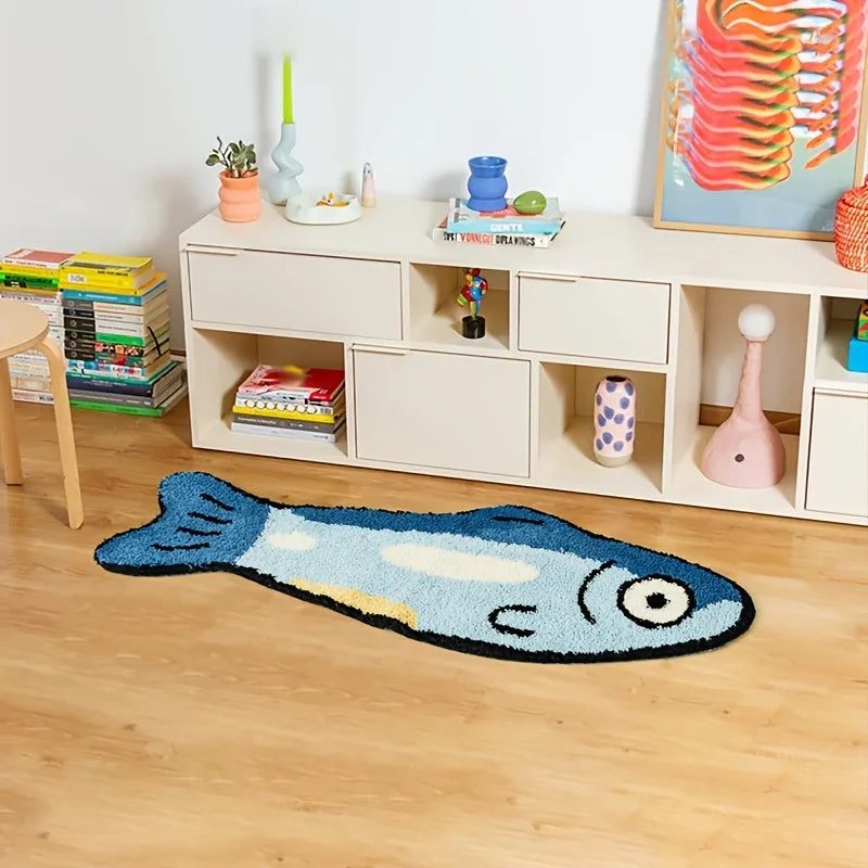 Tapis motif poisson - Espace Enfant