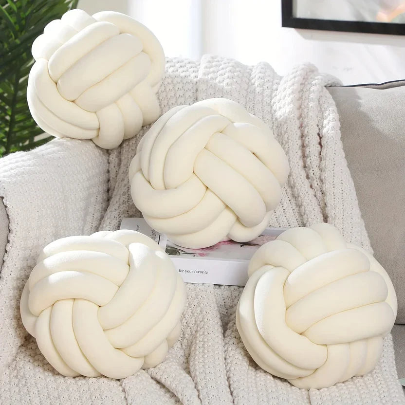 Coussin nœud boule pour salon ou chambre au style moderne Espace Enfant