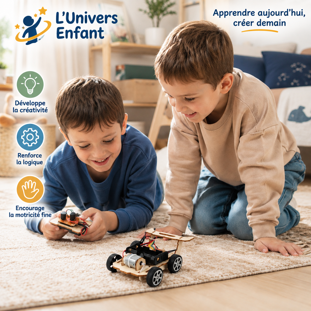 Produit éducatif pour enfant avec texte en français