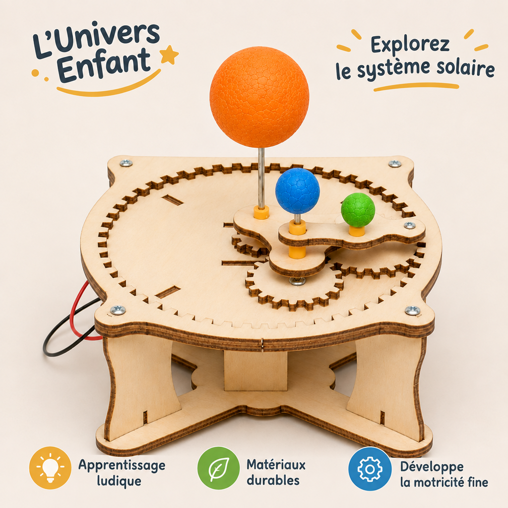 Produit pour enfant avec texte en français