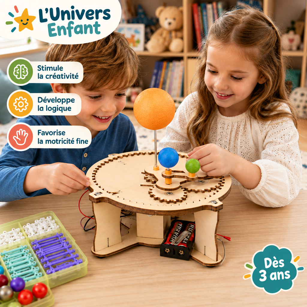 Produit pour enfant avec texte en français