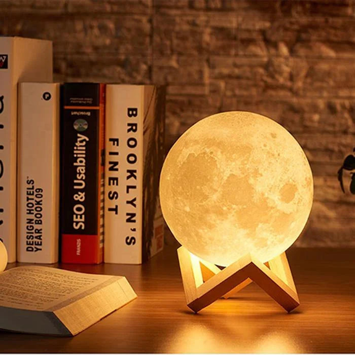 Veilleuse en forme de lune chaude enfant - Espace Enfant