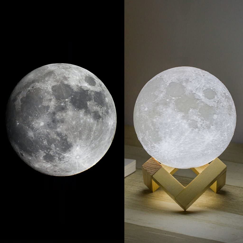 Veilleuse en forme de lune blanche enfant - Espace Enfant